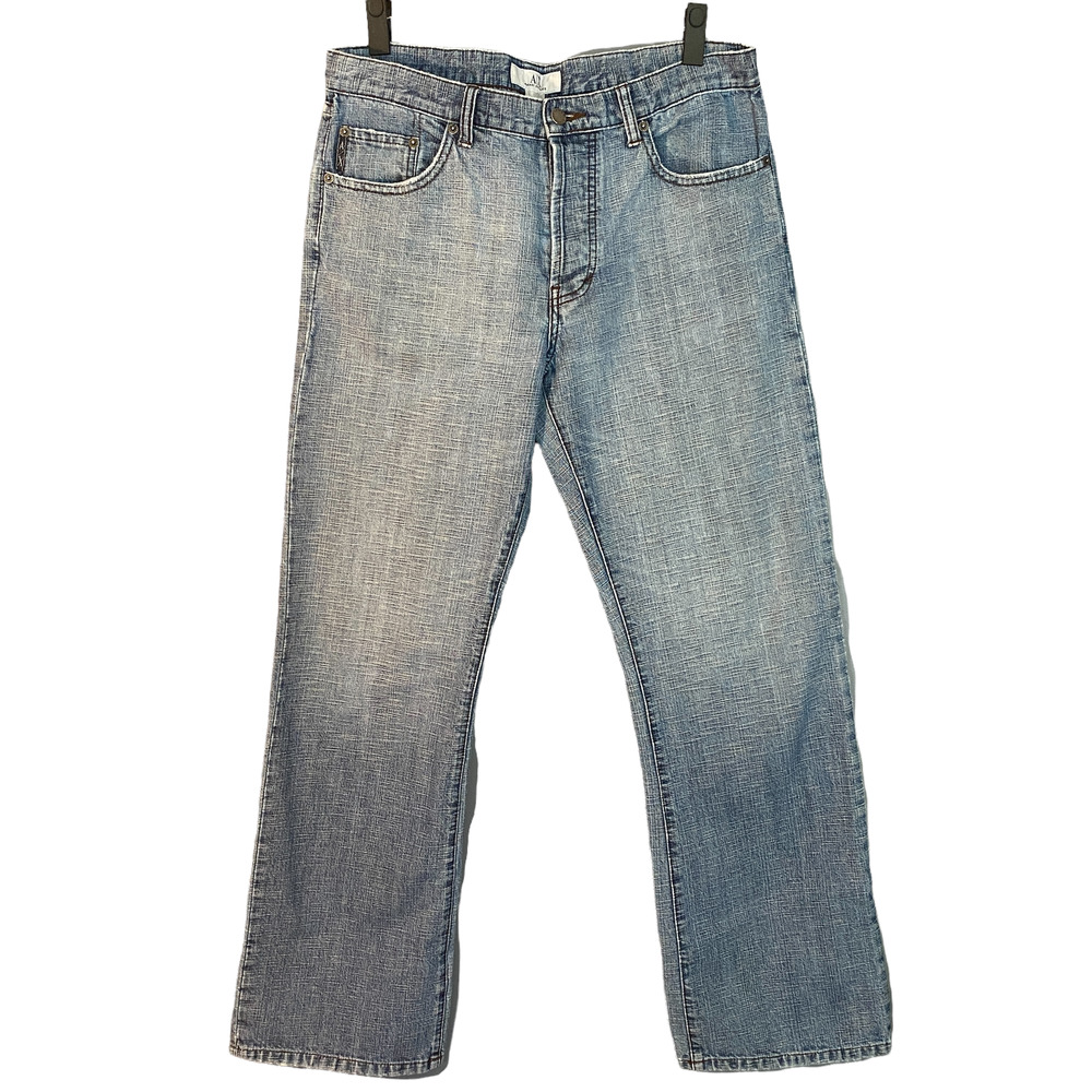 A|X Armani Exchange Blue Cotton Blend Denim Jeans Men Sz 33
